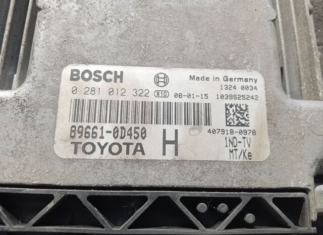 
								TOYOTA Motorvezérlő full									