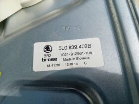 SKODA Jobb hátsó Ablakemelő Szerkezet (Elektromos)