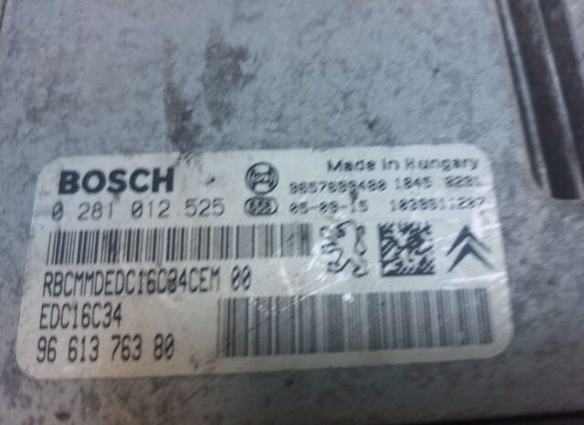
								PEUGEOT Motorvezérlő full									