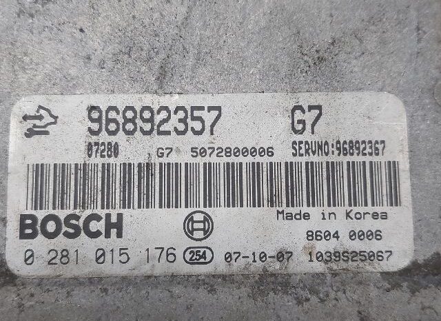 
								CHEVROLET Motorvezérlő full									