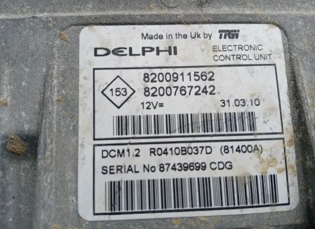 
								RENAULT Motorvezérlő full									
