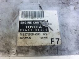 
										TOYOTA Motorvezérlő full									
