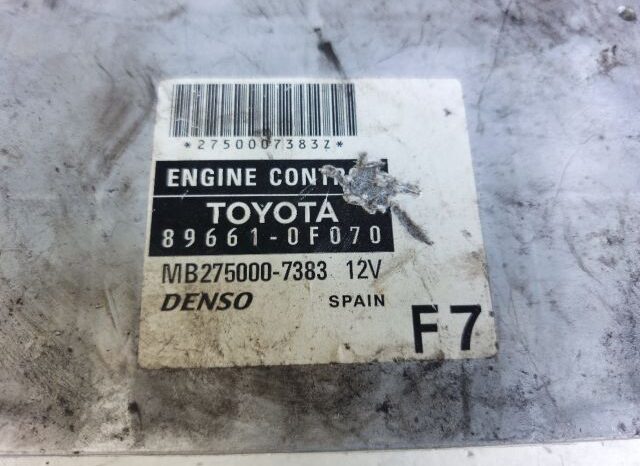 
								TOYOTA Motorvezérlő full									
