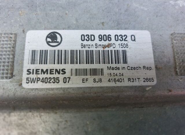 
								SKODA Motorvezérlő full									